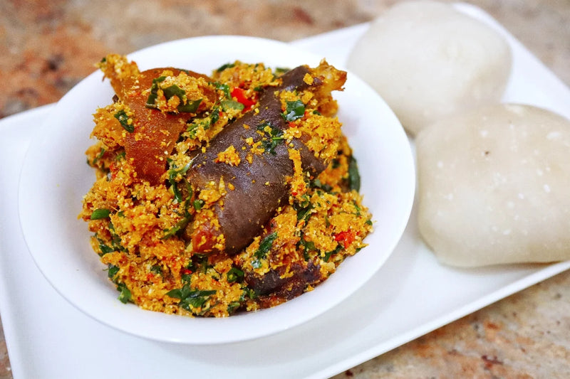 Egusi Soup ( Naija Egusi Soup with Orisirisi/Assorted)