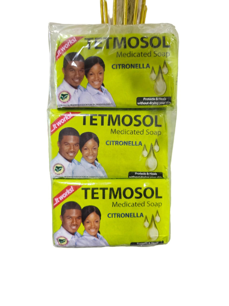 6 Bar Tetmosol Medicated Soap with Citronella (Pack of 6)/ It Works Magic/ 100% Satisfaction guaranteed/